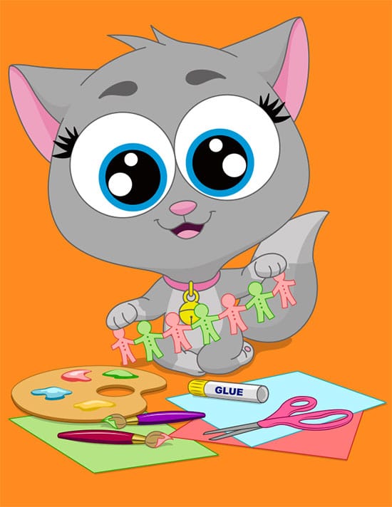 Coloring pages for kids of the Littletoons