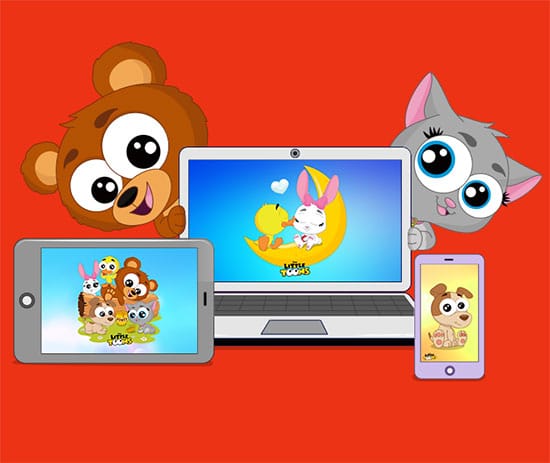 Coloring pages for kids of the Littletoons