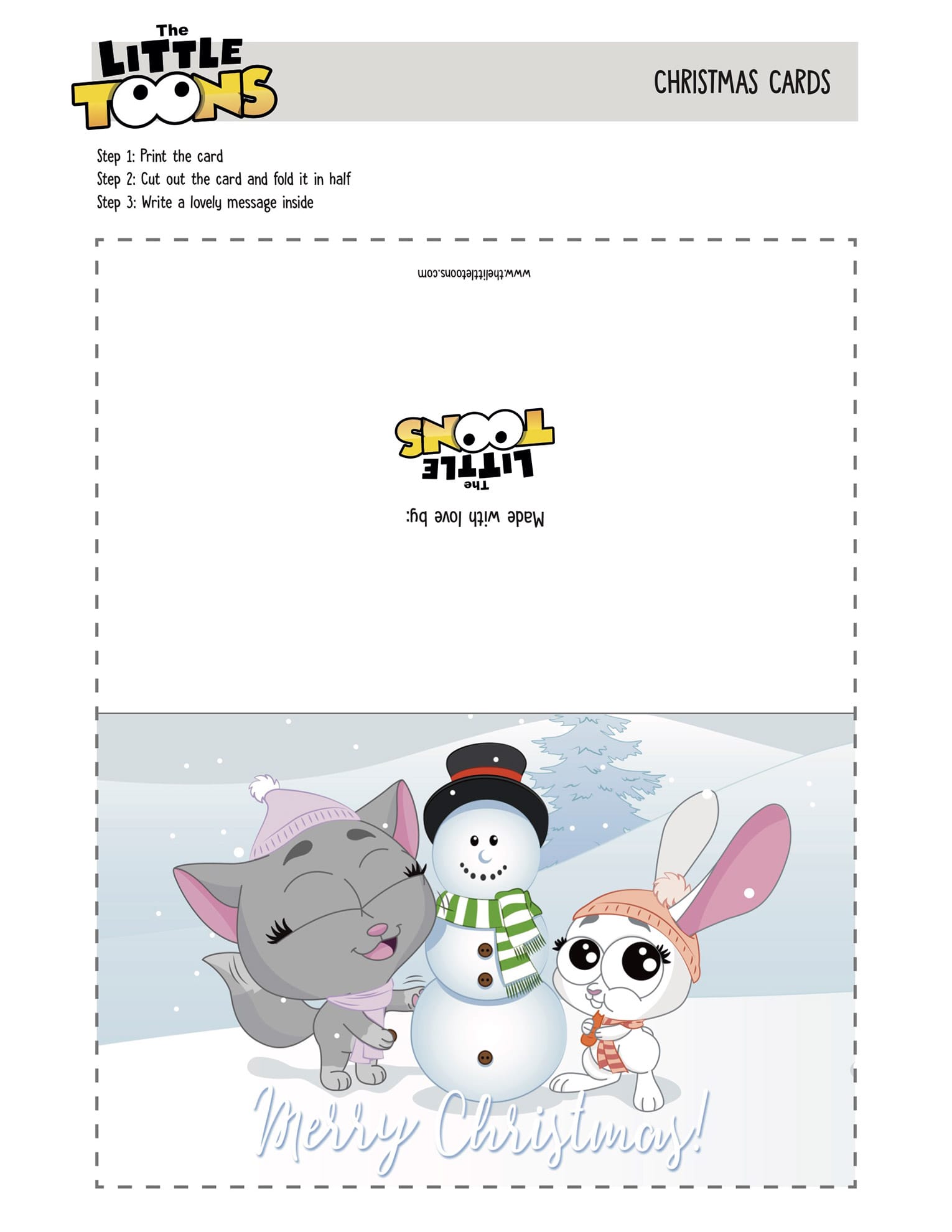 Christmas Card Mia & Dotty