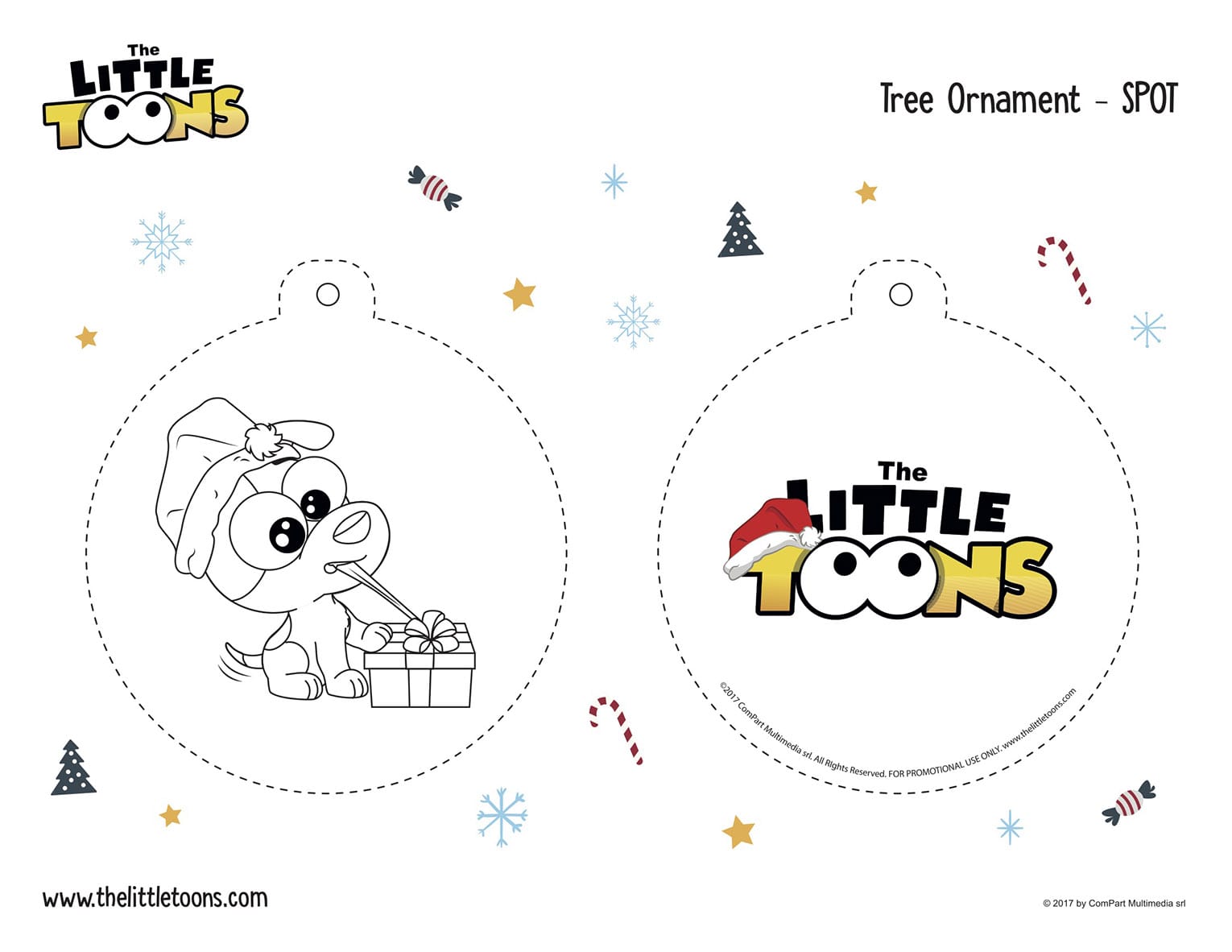 Ornament Spot Black and White